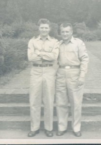 Frank Kowalski and his brother Chester just before Frank shipped out to Vietnam. (Photo Courtesy of Frank Kowalski.)